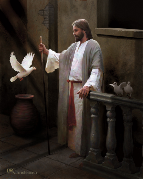 Christ and the Dove