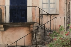 The-Blue-Door_-Helen-Lauritzen_-32X25-watercolor_-860-web